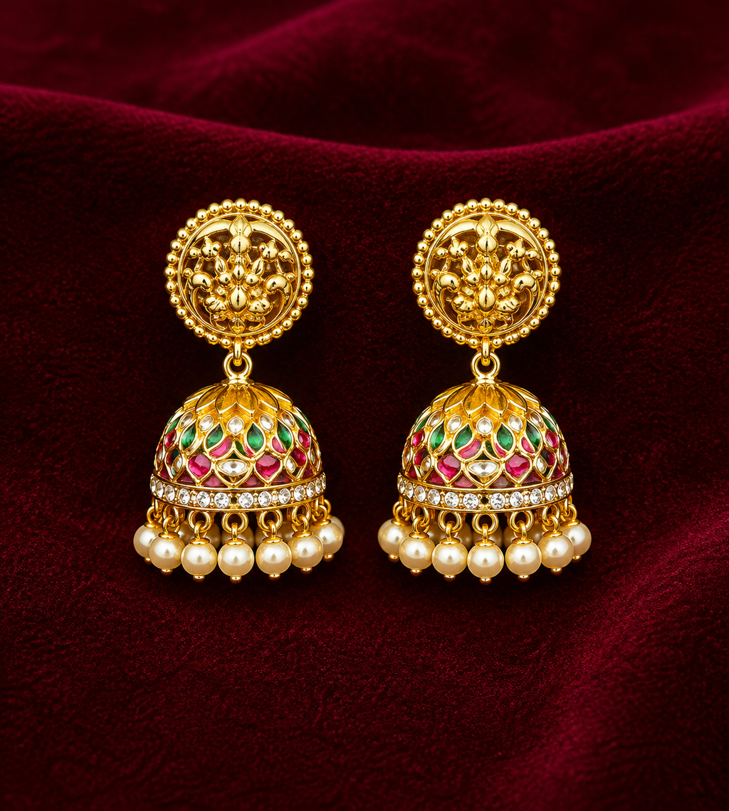 Traditional Temple Pendant Set