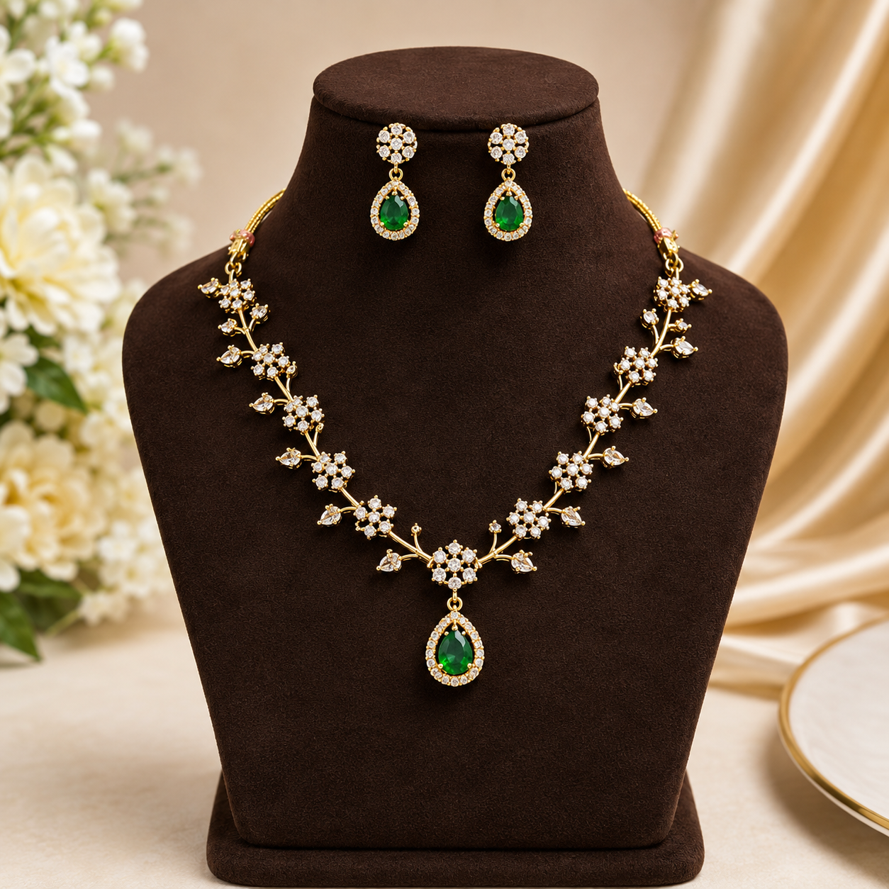 Emerald Vine Charm