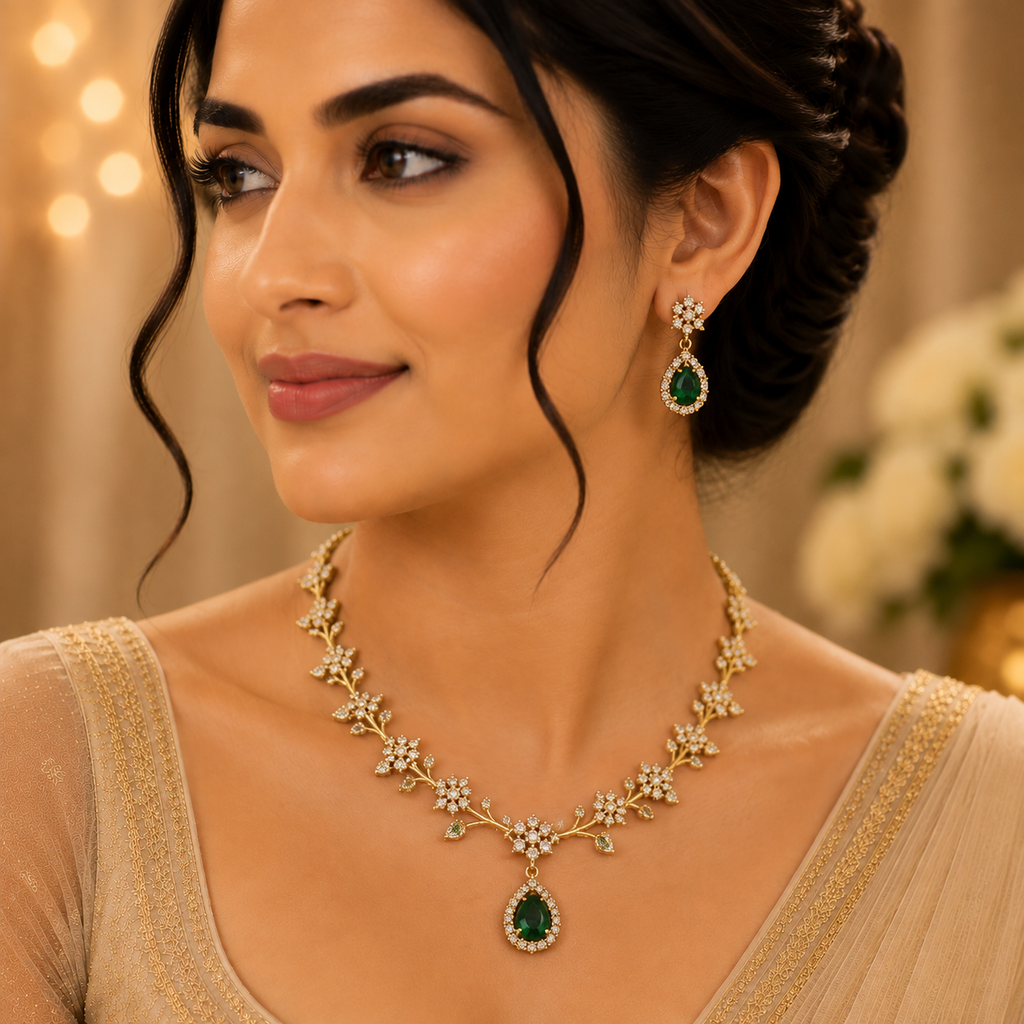 Emerald Vine Charm