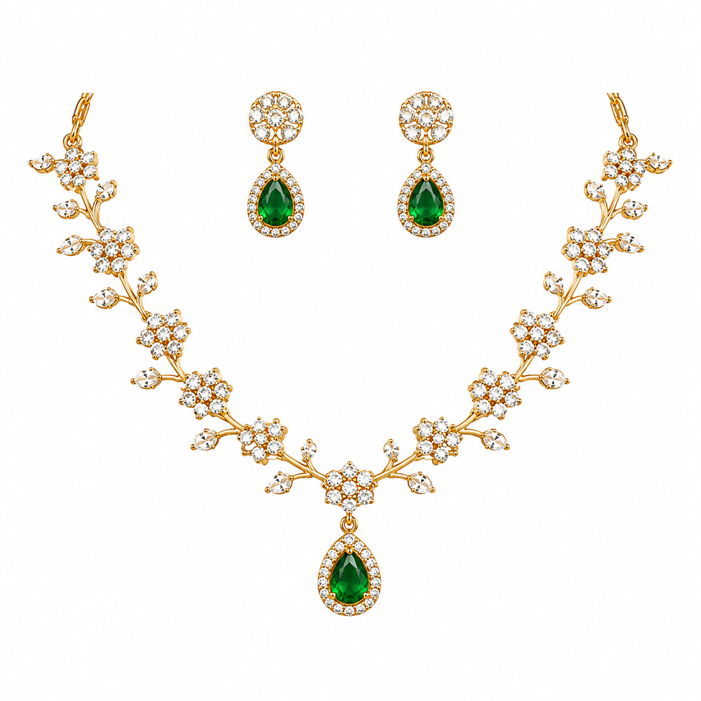Emerald Vine Charm