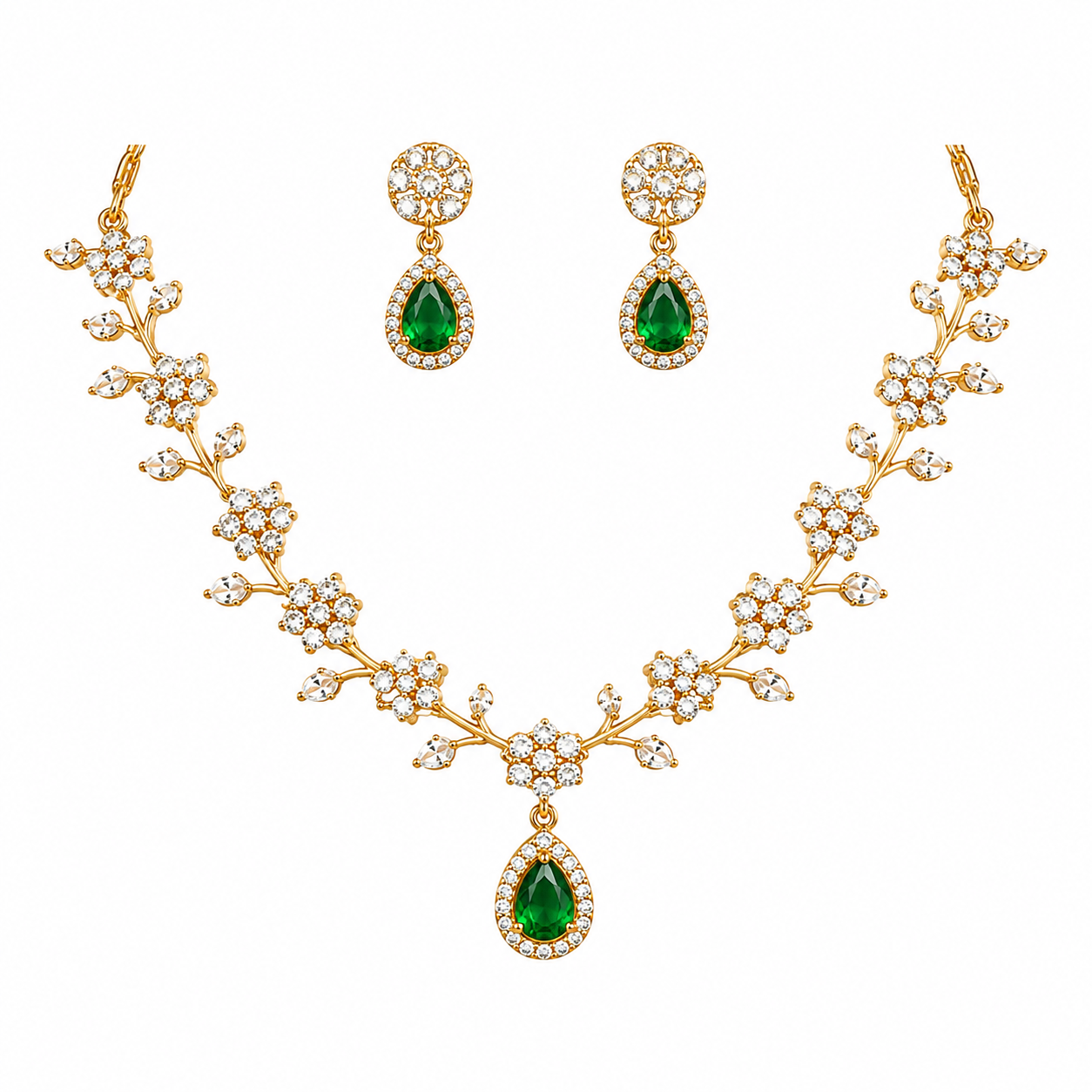 Emerald Vine Charm