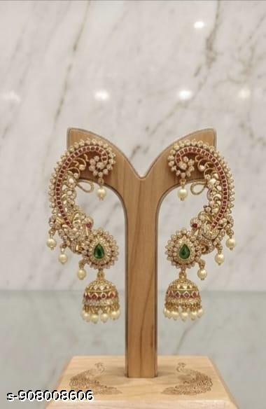 Emerald Jhumka Earrings
