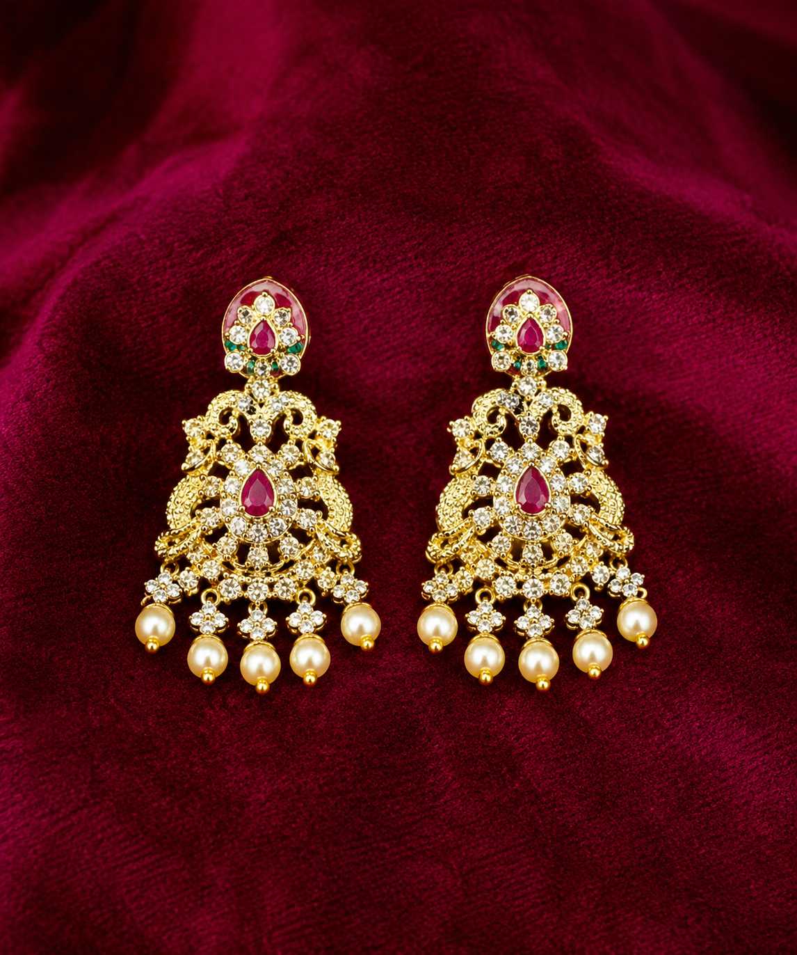 2 Layer Temple Bridal Set