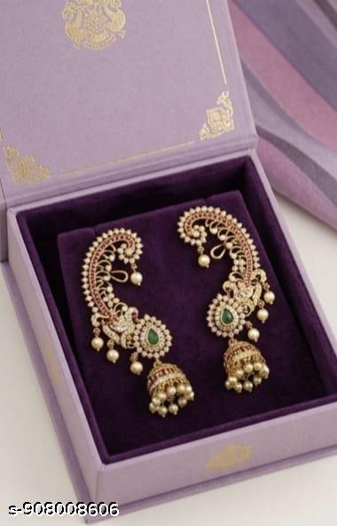 Emerald Jhumka Earrings